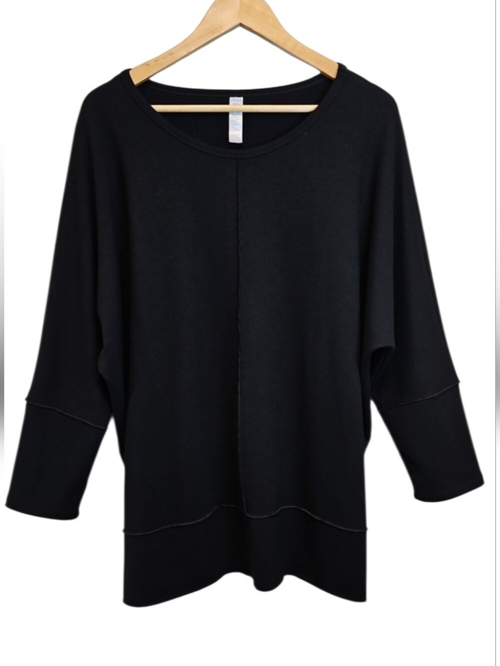 Spanx Black Pullover Top, Size 1X